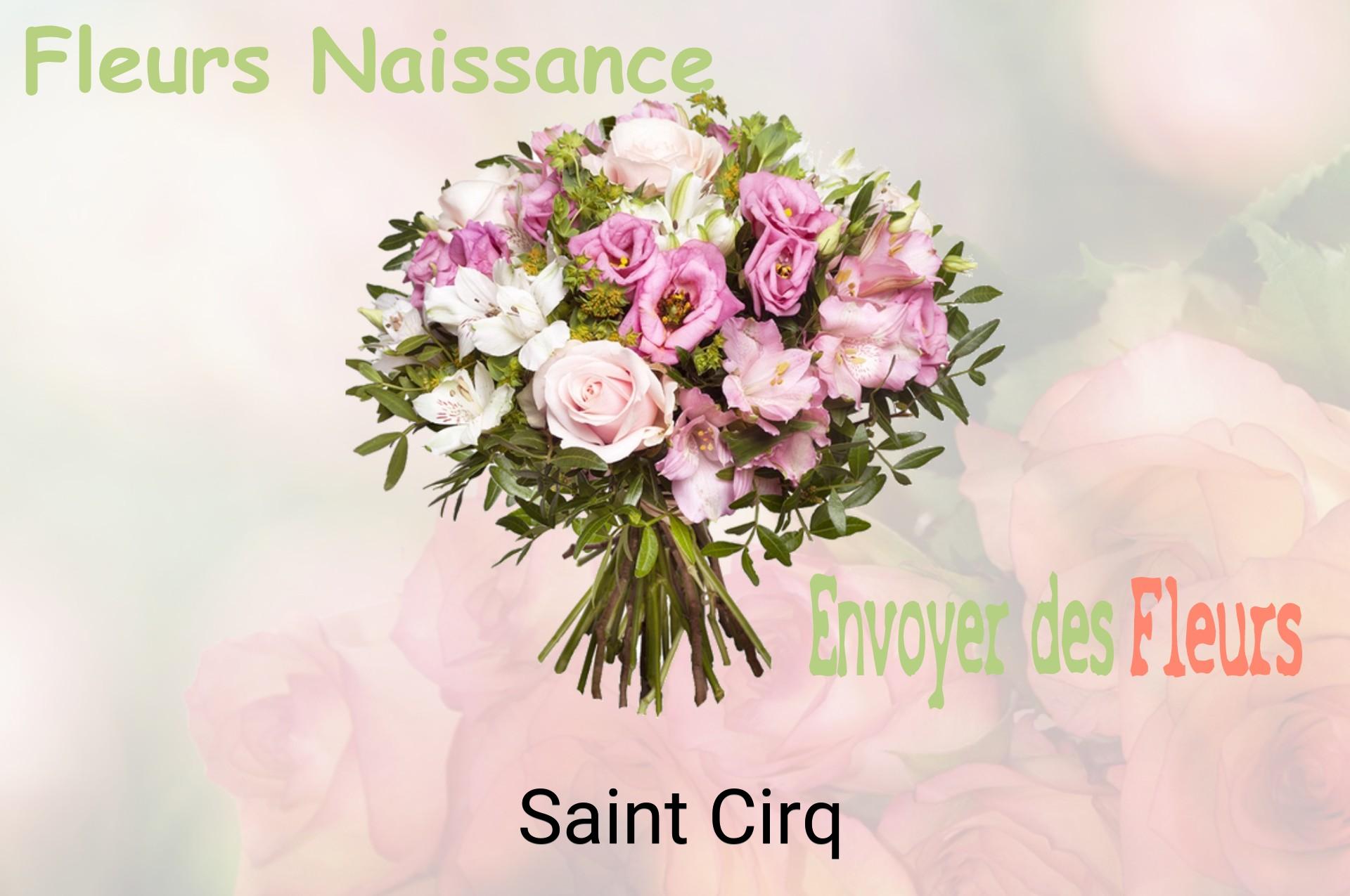 Bouquet de fleurs de naissance livré à Saint-Cirq